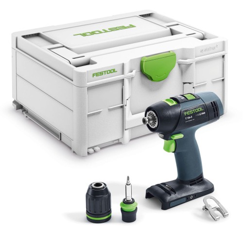 Wiertarko-wkrętarka T 18+3-Basic Akumulatorowa Montaż Budowa FESTOOL 576448