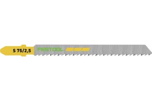 Brzeszczot Wood Fine Cut S 75/2,5/25 Sztuk 25 Precyzyjne cięcie w drewnie FESTOOL 204257