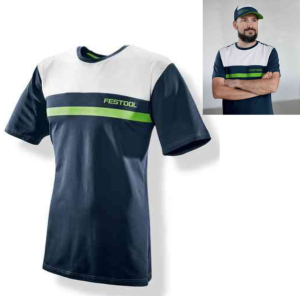 Festool Koszulka T-shirt męski z białym paskiem rozmiar XL 577303