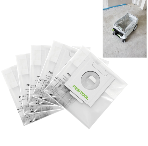 Festool Worek foliowy jednorazowy do odkurzacza Planex CT 36 AC, szt. 5 CLEANTEC ENS 496215