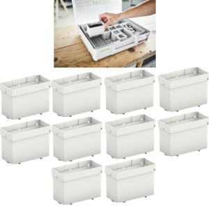 Festool Wyjmowane pojemniczki do Sys ORG Box 5cm x 10 cm x 6,8 cm, szt. 10, 204859