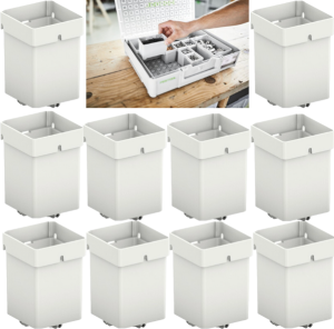 Wyjmowane pojemniczki do Sys ORG Box 5 x 5 x 6,8cm, szt.10 FESTOOL 204858