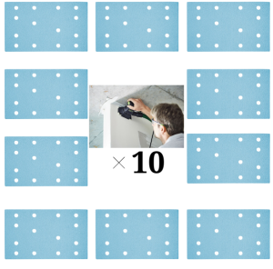 10 x Arkusze ścierne GRANAT gradacja P180, wymiar 80x133 FESTOOL 497130