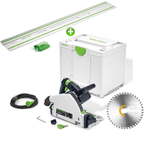 ZAGŁĘBIARKA TS 55 FEBQ-PLUS FESTOOL 576703 i SZYNA FS 1400/2 FESTOOL 491498