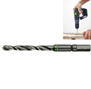 Wiertło spiralne D 10 CE/W do drewna, klejonki, MDF, szkła akrylowego FESTOOL 492518