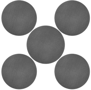 5 x Krążki ścierne Platin 2 średnica D 90, GRADACJA S500 do szlifierki RO 90 DX FESTOOL 498322-5