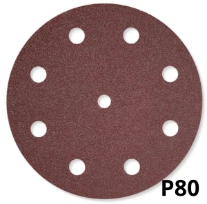 KRĄŻEK PAPIER ŚCIERNY RUBIN ŚREDNICA D125, GRADACJA P80, SZTUK 1 FESTOOL 499095