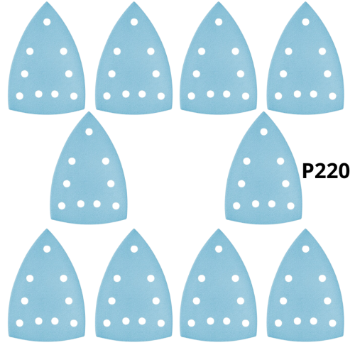ARKUSZ PAPIER ŚCIERNY NA RZEP DELTA GRANAT, GRADACJA P220, SZTUK 10 FESTOOL 577549