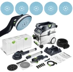 Szlifierka składana Planex LED LHS 2 225 EQI Odkurzacz CTL 36-Set FESTOOL 578424