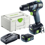 Wiertarko-wkrętarka TXS 12 2,5-Plus FESTOOL 2 Akumulatory i Ładowarka 576873