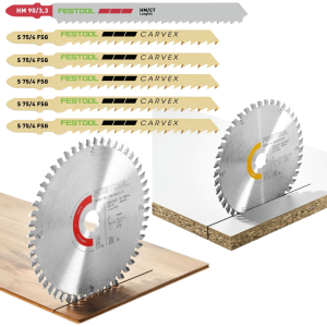 Zestaw 2 Tarcz pilarskich i brzeszczotów KSB-SORT/2 W/L 168x1,8 do TS 60, TSV 60, CSC SYS 50 FESTOOL 578567