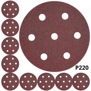 10 x Krążki ścierne RUBIN 2 średnica D125, GRADACJA P220 FESTOOL 499100 -10