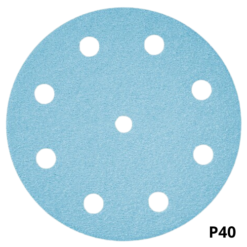 KRĄŻEK PAPIER ŚCIERNY GRANAT ŚREDNICA D125, GRADACJA P40, SZTUK 10 FESTOOL 497165-10