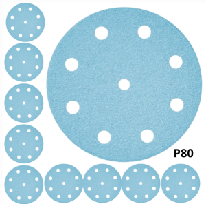 FESTOOL Materiały ścierne D125 P80 GR/10 Granat 497147