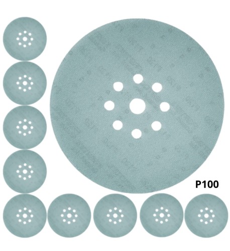 WŁÓKNINA SIATKA GRANAT NET ŚREDNICA D225, GRADACJA P100, SZTUK 10 FESTOOL PLANEX 203313