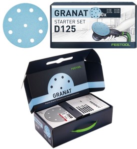 Festool Materiały ścierne Granat Krążki średnica D125 GR-Set 578668