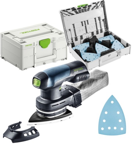 FESTOOL Szlifierka Delta DTSC 400 Li-Basic AKU + Systainer³ na materiały ścierne Granat Delta GR SYS 577507 , 578195