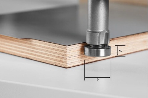 FESTOOL Frez do wyrównywania HW/KLS D22/8-OFK, z łożyskiem kulkowym do Frezarek OFK 500, OFKC 500 nr 490565
