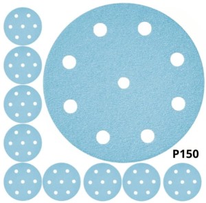 Materiały ścierne D125 P150 GR/10 Granat, średnica D150, Gradacja P150, Sztuk 10 FESTOOL 497170 