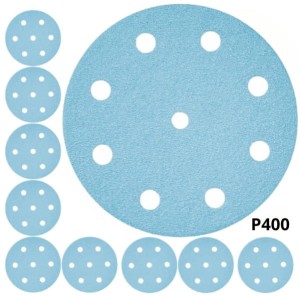 10 x PAPIER ŚCIERNY D125 DO SZLIFIERKI FESTOOL P400 GRANAT 497177-10