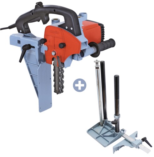 Dłutownica łańcuchowa LS 103-40 Ec, kpl. z łańcuchem o wymiarach 28 x 40 x 150 mm ze statywem 200980 MAFELL