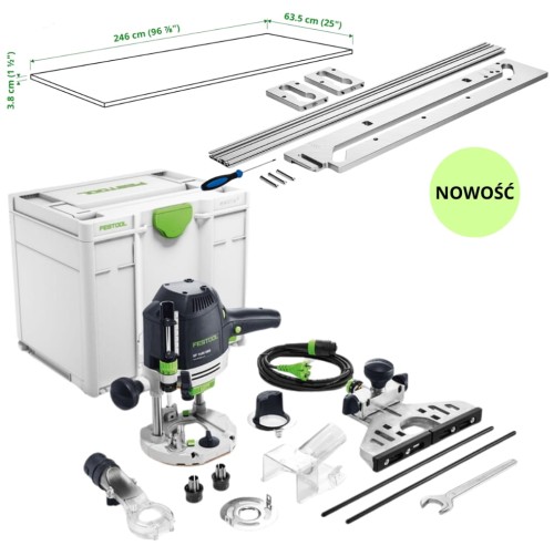 FREZARKA OF 1400 EBQ 576207 + Szablon do blatów IKEA APS 900/3 NOWSZY MODEL FESTOOL 578727