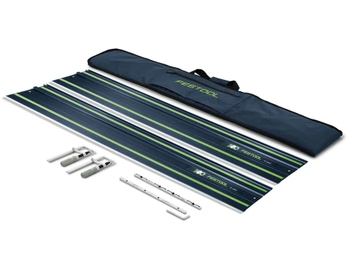 FESTOOL  Zestaw 2 x Szyna prowadząca FS 1400/2 Granatowa Limitowana Edycja, Łączniki, 2x Ściski, Torba pokrowiec 578937