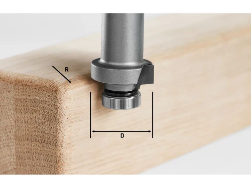 Frez do zaokrągleń HW R1-OFK 500 Z1 bez łożyska kulkowego, do OFK 500, OFKC 500 FESTOOL 578376