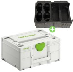 SKRZYNKA NARZĘDZIOWA SYSTAINER SYS3 M 187 T-LOC 204842 + WKŁADKA FESTOOL