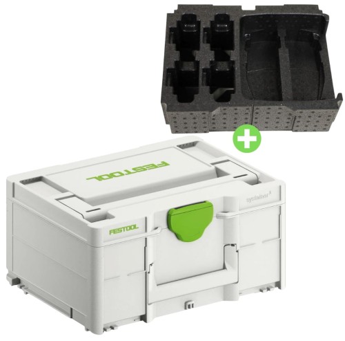 FESTOOL SKRZYNKA NARZĘDZIOWA SYSTAINER SYS3 M 187 T-LOC 204842 + WKŁADKA