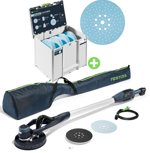 PLANEX EASY LHS-E 225 EQ SZLIFIERKA PRZEGUBOWA 571934 + SYSTAINER Z KRĄŻKAMI ŚCIERNYMI 578281