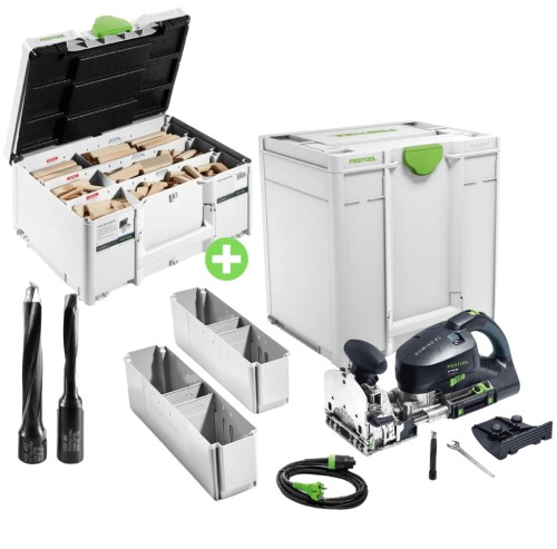 Frezarka DF 700 do połączeń Domino EQ-Plus 576426 LAMELKI Łączniki DOMINO XL bukowe DS XL D8-D10 306 BU do Frezarki do połączeń DF 700 FESTOOL 576791