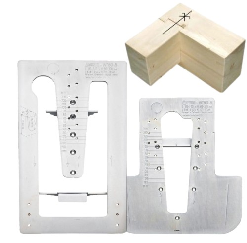 Mafell Szablony do frezowania Arunda 50B MIDI  do LO 65 EC do połączeń na jaskółczy ogon 91A711