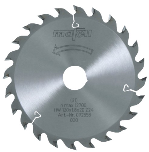 Mafell Tarcza pilarska HM 120 x 1,2/1,8 x 20 mm 24 Z, WZ, uniwersalna, drewno 092558