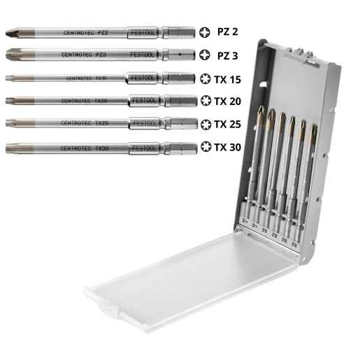 Festool Kaseta z bitami długimi BKS SYS3 100mm CE Wkręcanie w drewnie, metalu i tworzywach sztucznych 577399