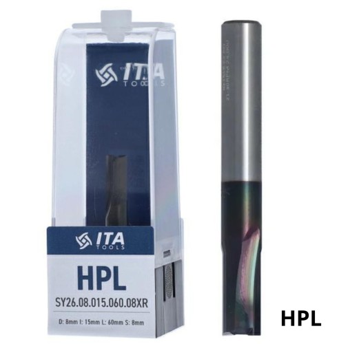 ITA FREZ DO HPL SY26.08.015.060.08XR VHM RH prosty rowek polerowany  powłoka NaDia