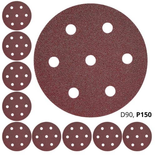 FESTOOL Krążki ścierne RUBIN średnica D90, GRADACJA P150 SZTUK 10 nr 499082