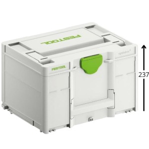 FESTOOL Systainer³ SYS3 M 237 wysokość 23,7 cm Skrzynka narzędziowa nr 204843