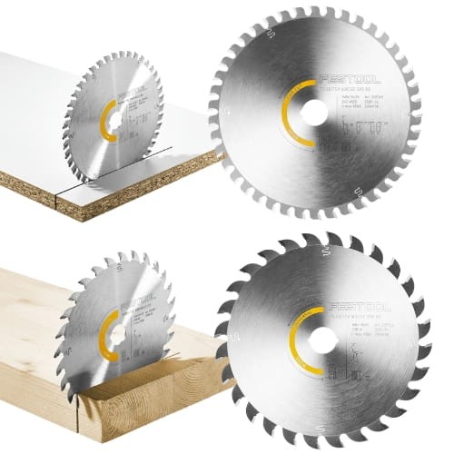 FESTOOL Tarcza pilarska HW 168x1, 8x20 W28 nr 205764 i Tarcza pilarska HW 168x1,8x20 WD42 205765