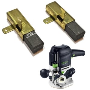 FESTOOL Szczotki węglowe do frezarki OF 1010 Oryginalne 488579