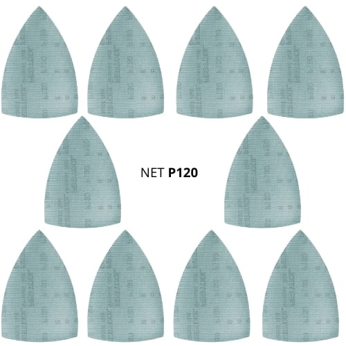 Arkusz Włóknina Granat Net DELTA GR NET, GRADACJA P120, SZTUK 10 FESTOOL 203322