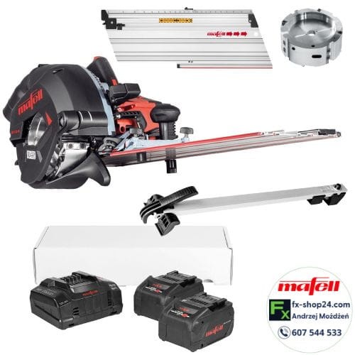 Mafell Frezarka AKU NFU 50-18 do zaciosów 91F302 + Power-Set 4 2 x 18 M 144 LiHDX + APS M+ nr 212615