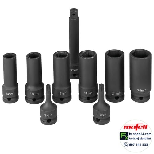 Mafell Zestaw kluczy nasadowych SR-ES 1/2" 9T 095294