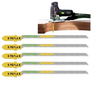 FESTOOL Brzeszczot do wyrzynarki S 75/1,4 K/5 WOOD CURVES 204267
