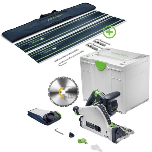 FESTOOL Zagłębiarka akumulatorowa TSC 55 KSEB-Basic NOWOŚĆ 577988 + Zestaw Szyn Limited Edition 578937