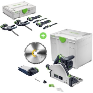 FESTOOL Zagłębiarka AKU TSC 55 KSEB-Basic 577988 + Zestaw wyposażenia ZS FS-EP TS, TSC55 578697