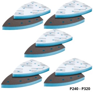 FESTOOL Materiały ścierne Delta F GR PRO/10 Granat PROfile F 578805