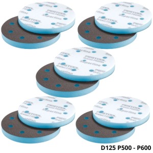 FESTOOL Materiały ścierne D125 S GR PRO/10 Granat PROfile Superfine 578798