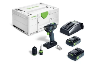 Festool Wiertarko wkrętarka TXS 18 C 3,0-Plus z 2 Akumulatorami i Ładowarką 576895