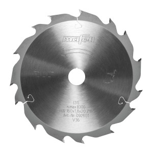 MAFELL Tarcza pilarska KSB-WL160 GT HW, 160 x 1,8 x 20mm, Z15-5, WZ/FZ, Wood Rip Cut 092601